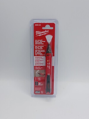 Milwaukee Tool 10-1000V Dual Range Voltage Detector 2203-20  New P2 