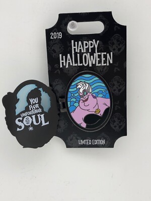 Disney Happy Halloween Pin The Little Mermaid Ursula & Eels Portrait LE 5500
