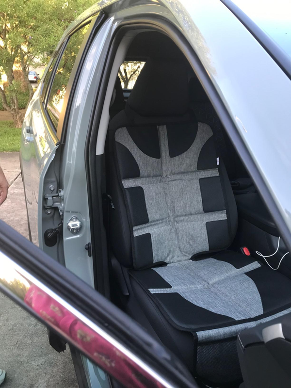Gray Car Seat Protector Waterproof Mat for Child Carseat with ...