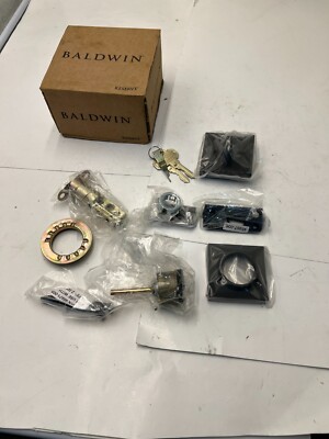 Baldwin Round Cylinder Keyed Entry Deadbolt Parts PICTURED ITEM ONLY