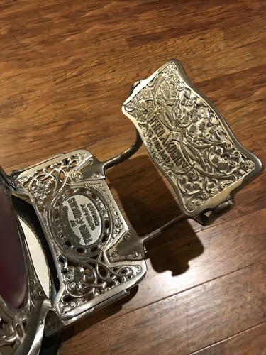 ANTIQUE VINTAGE THEO A KOCHS CHICAGO BARBER SHOP CHAIR PORCELAIN Fantastic Shape