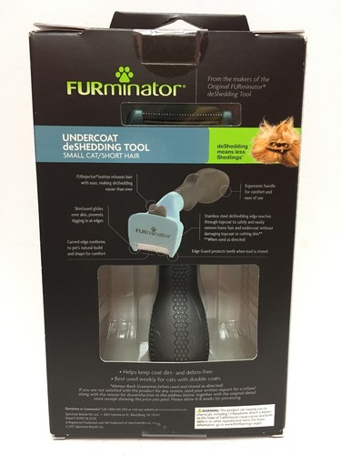 FURminator Short Hair deShedding Tool for Small Cats