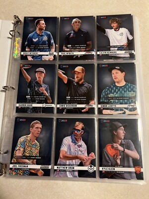 2023 DGPT Disc Golf Trading Card Complete MPO Base Set Lot (54 total cards)