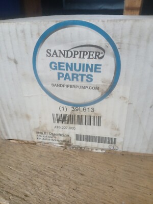SANDPIPER 476.227.000 Air Rpr Kt,1.5 Pump,For S15/S20/S30 Mtl 39L613