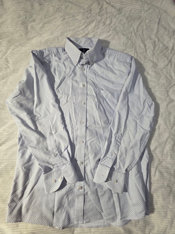 Stafford Tailored Culture Coolmax All Season Button-Down Dress Shirt