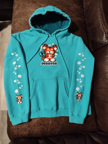 Vintage Tilt Y2K PacSun Sparkle Snow Flocked Tiger skater Vintage Tilt Y2K PacSun Sparkle Snow Flocked Tiger skater