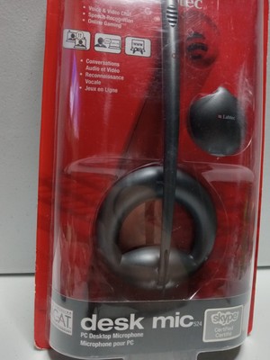 Labtec Desk Mic 524 Desktop Microphone - New Sealed Easy Connect