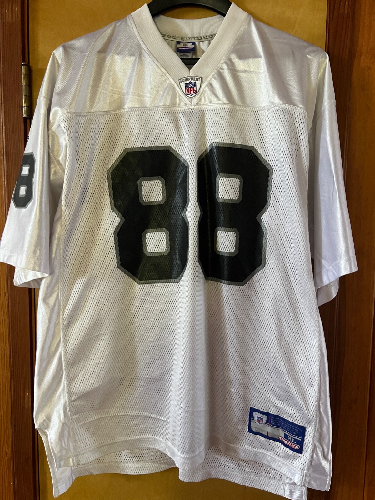 RAIDERS NFL Reebok製オークランド・レイダース80番ユニフォーム RAIDERS NFL Reebok製オークランド・レイダース80番ユニフォーム