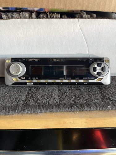Pioneer Carrozzeria MDプレーヤー 50W x 4 動作品 Pioneer Carrozzeria FH-P88MD 2DIN CD MD DSP EQ Tested