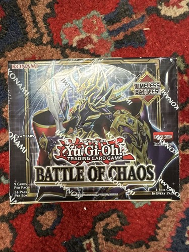 Yugioh Battle of Chaos Booster Box 1st Edition Factory Sealed 24
