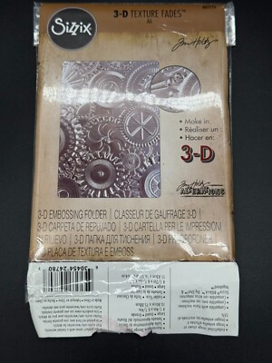 Sizzix 3-D Textured Impressions Tim Holtz Mechanics #662715