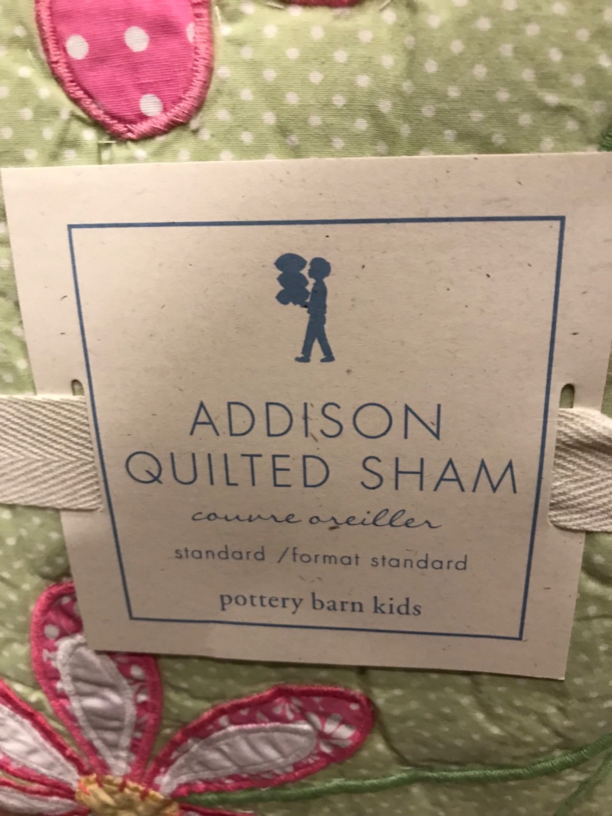 NEW Pottery Barn  kids Addison quilt and 2 shams.