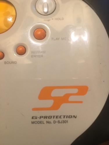 Sony S2 D-SJ301 Sports Walkman Portable CD Player w/ Headphones - For Parts