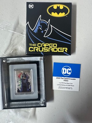 Niue 2020 Batman Caped Crusader, Vixens $2 Silver Coin Limited 2000 Worldwide