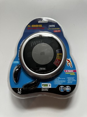 NEW Jwin X-BBS Bass Boost System Portable Compact CD Player JX-CD338 CD-R Memory