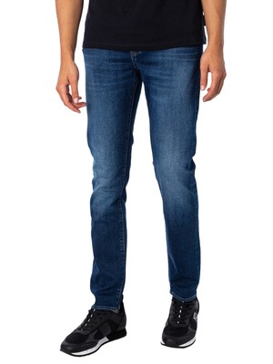 

Мужские зауженные джинсы Armani Exchange, синие, Синий, 3RZJ13-Z1XXZ-1500