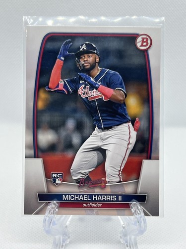 2023 Bowman Michael Harris II Rookie Card RC #76 Atlanta Braves