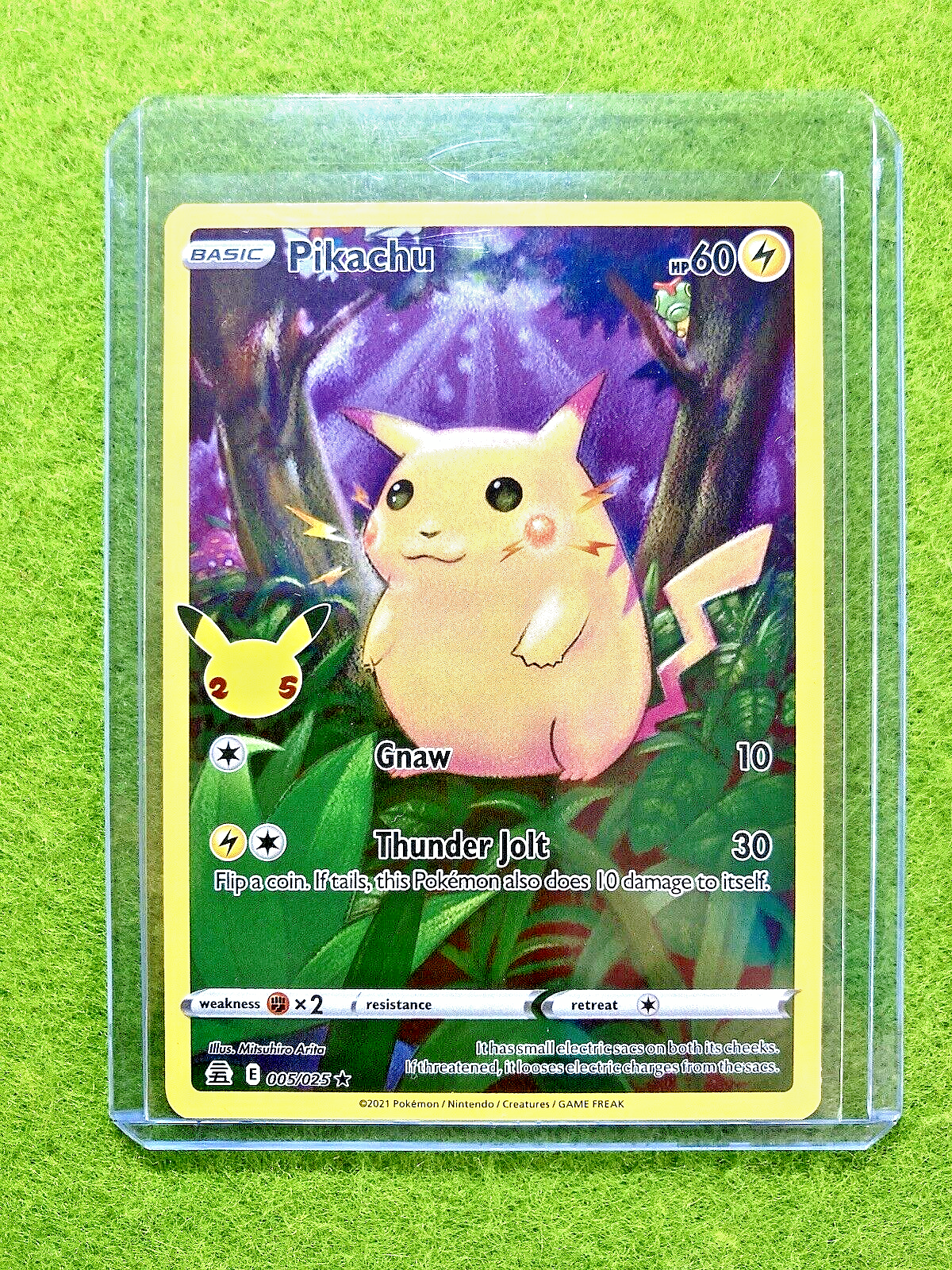 Pikachu POKEMON CARD CELEBRATIONS FULL ART 2021 Pokémon PIKACHU