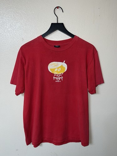 Vintage 90s Uniqlo Molly-O Anime Cartoon T Shirt Mens L Red
