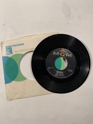 1966 LOU CHRISTIE Painter B/W DuRonda US P/S 7