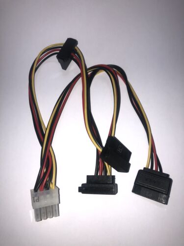 Fujitsu Esprimo P410 8-Pin to 4x SATA Cable T26139-Y4012 Fujitsu Esprimo P410 8-Pin to 4x SATA Cable T26139-Y4012