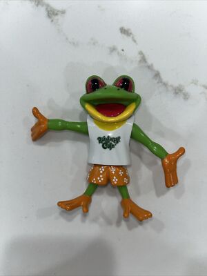 Rainforest Cafe Tree Frog Cha Cha Red Eyes PVC  Beach Wear figurine plastic 3 