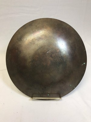Green and Gold Speckled Metal Tin Plate