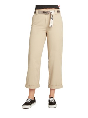 

DICKIES Женские бежевые широкие брюки для юниоров Размер: 7\28, Бежевый, J5001OTBD0647F