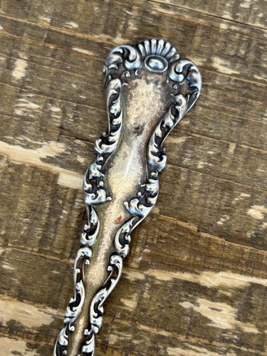 Antique Sterling Silver Pickle Fork by Mechanics Sterling Co / Watson St. Louis