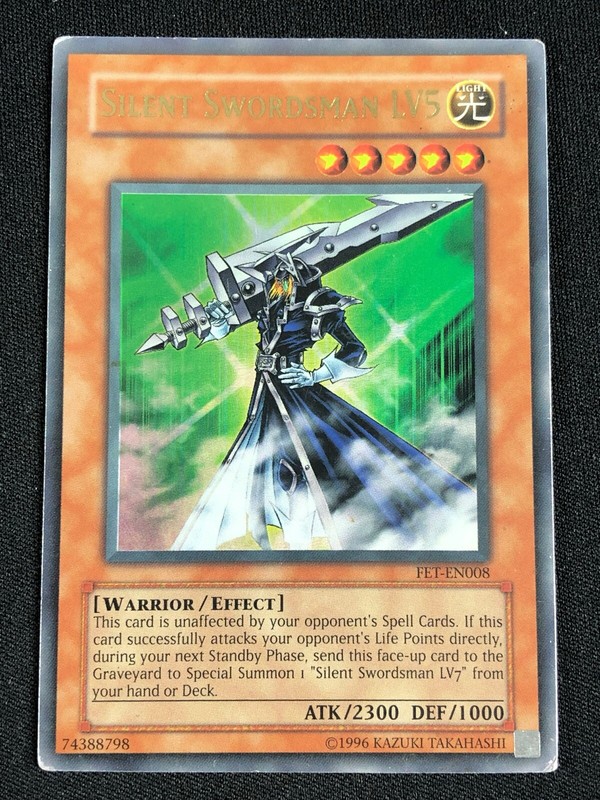 YUGIOH SILENT SWORDSMAN LV5 FET-EN008 ULTRA MP | eBay YUGIOH SILENT SWORDSMAN LV5 FET-EN008 ULTRA MP | eBay
