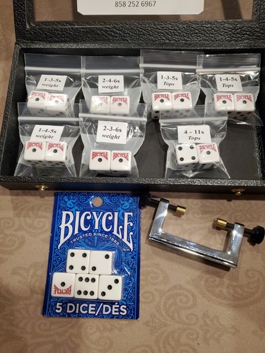 Gaffed dice magician dice trick dice loaded dice weighted dice *FREE SAMPLE*