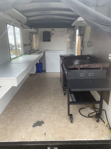 Used 2018 Food Trailer 7 x 12 with equip, READY for pick-up In Ky.
