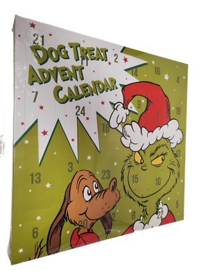 Grinch Dog Treats Advent Calendar 24 Days Christmas Pet Food Xmas Novelty  Gift | eBay