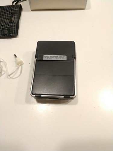 SEIKO QUARTZ METRONOME NEW IN THE BOX MODEL SQM-357