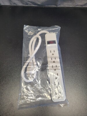 Power Strip Extension Cord 6 Plug Ins 