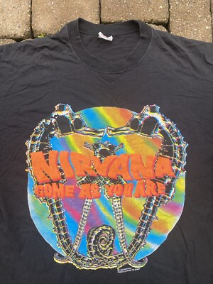 Vintage 1990s Nirvana Come As You Are Band ShirtのeBay公認 Vintage 1990s Nirvana Come As You Are Band ShirtのeBay公認