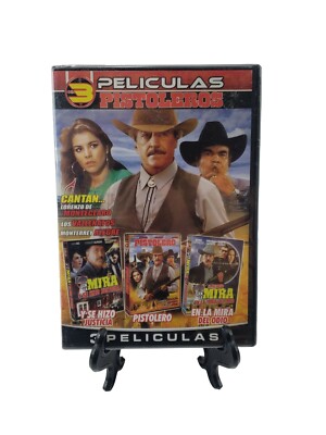 3 PELICULAS DE PISTOLEROS: DVD Pelicula Del Cine Mexicano Mario Almada