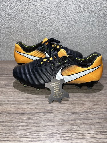 Nike Tiempo Legend VII 7 FG Black Laser Orange 897752-008 SZ