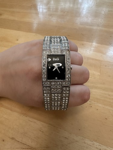 D&G dolce gabbana Lady Stone Crystal Watch | eBay