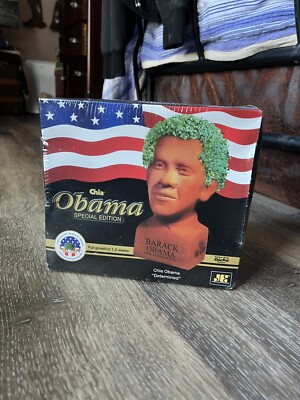 Chia Pet Obama Special Edition Full Growth in 1-2 Weeks 2010 New & Sealed
