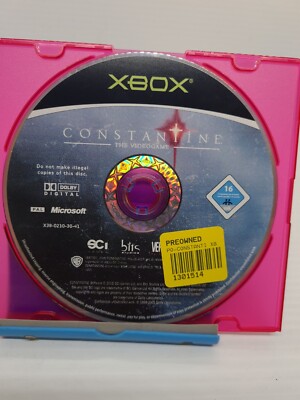 Constantine The Video Game Xbox Original Video Game Disc Only Good Condition Pal