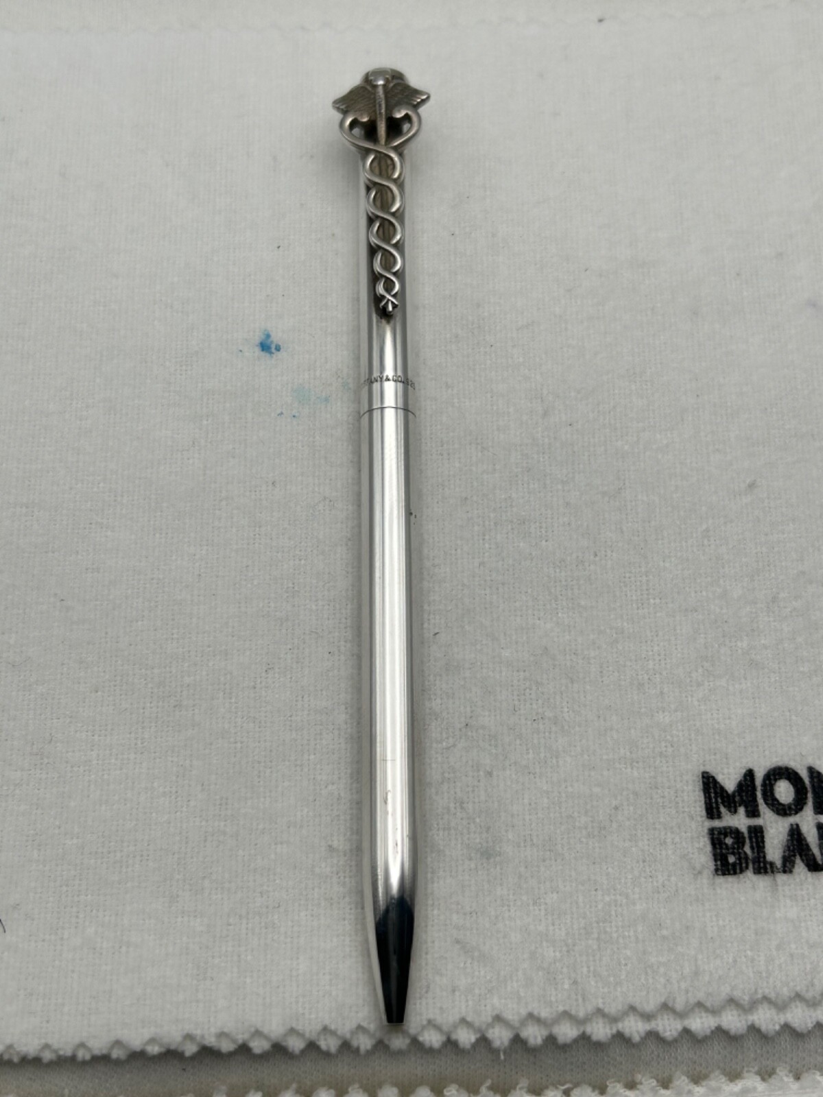 ティファニー TIFFANY カデュサス Cadusas ボールペン Vintage Tiffany & Co Sterling Silver Caduceus Ballpoint Pen