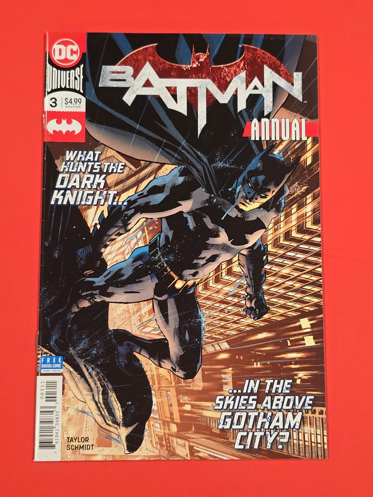 Batman Annual #3 (2019) DC Comics Tom Taylor Otto Schmidt Bryan Hitch Cover