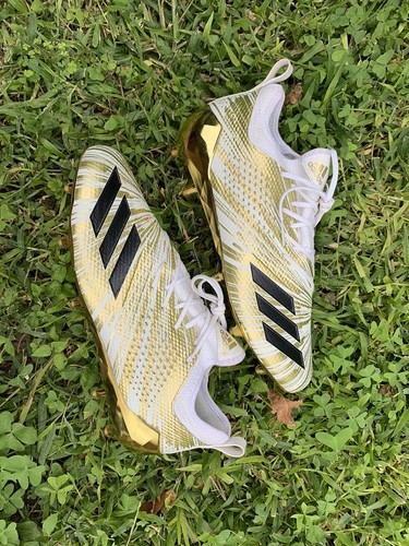 adidas - アメフト NFL PRO ADIZERO 8.0 XLサイズ ゴールド【新品】 Mens Adidas Adizero 8.0 Three Stripe Life Football Cleats