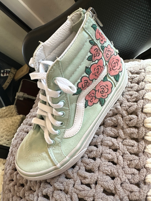 Mint green hotsell vans shoes