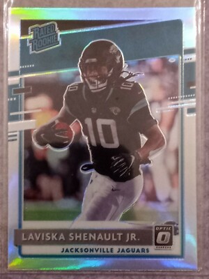 2020 Donruss Optic LAVISKA SHENAULT RC SILVER HOLO PARALLEL #168 JACKSONVILLE