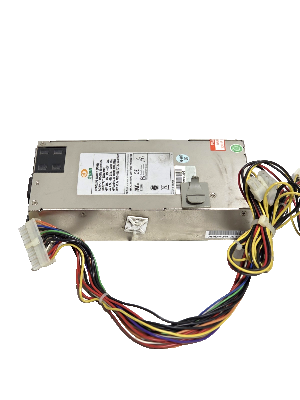 T-Win PS-1S300EP 1U 1S300EP  B000210133 Power Supply GOOD USED.