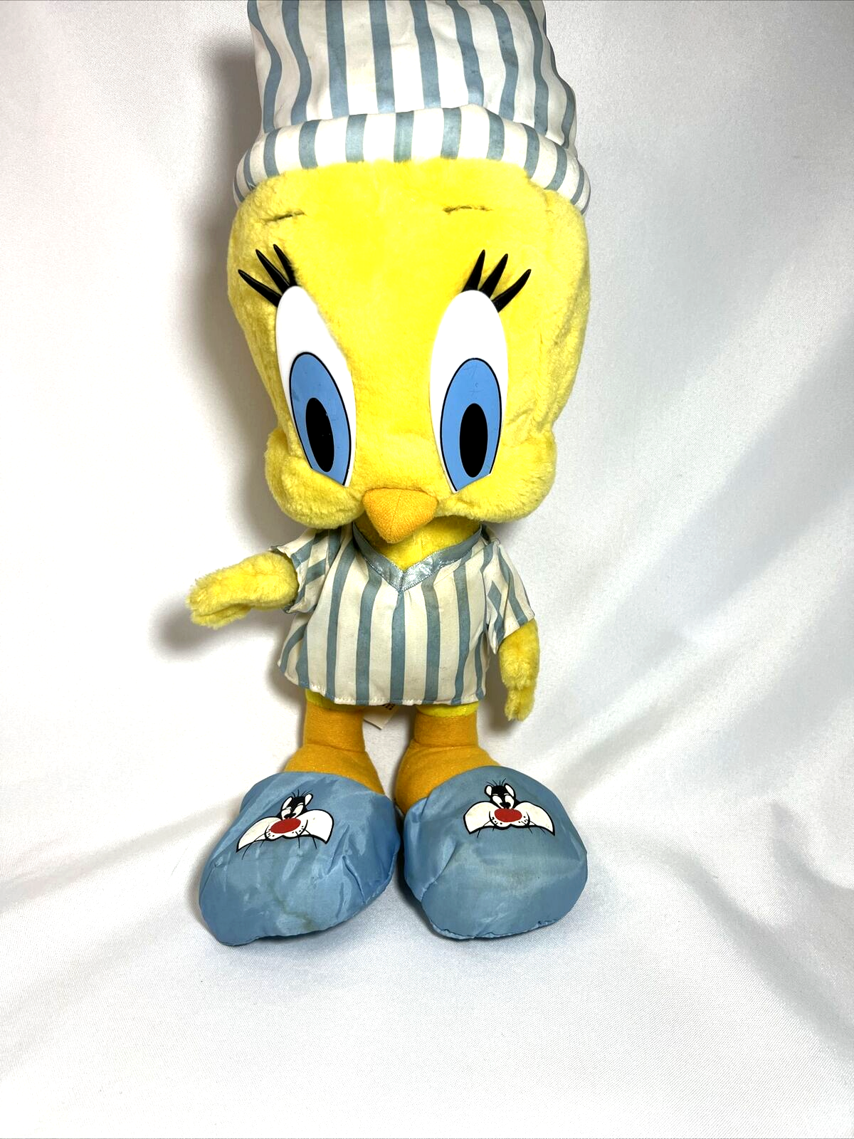 Jumbo Tweety Bird Plush in Pajamas Looney Tunes Warner Bros