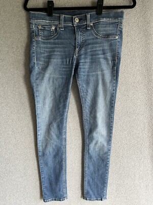 Rag & Bone Capri Blue Skinny Jeans 28 