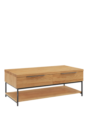 John Lewis Calia Storage Coffee Table, Oak